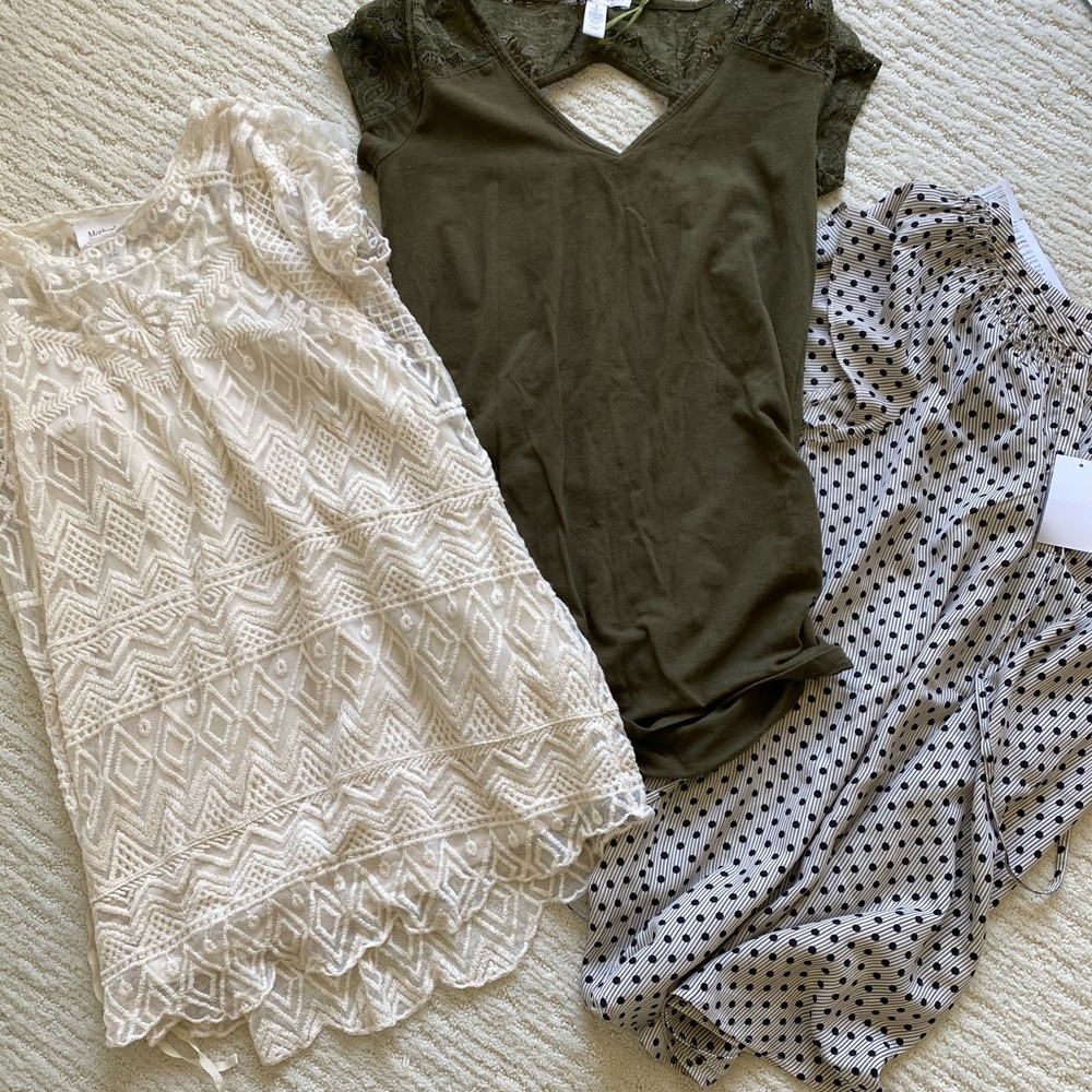 Short Sleeve 3 Maternity shirt bundle